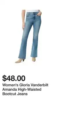Kohl's Women's Gloria Vanderbilt Amanda High-Waisted Bootcut Jeans offer