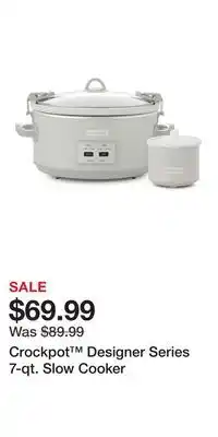 Kohl's Crockpot Designer Series 7-qt. Slow Cooker offer