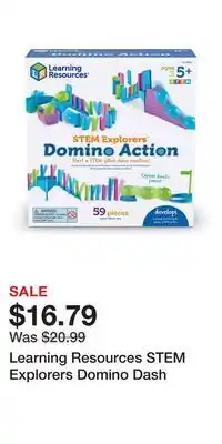 Kohl's Learning Resources STEM Explorers Domino Dash offer