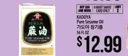 Hmart KADOYA Pure Sesame Oil offer