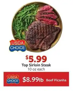 Fareway Top Sirloin Steak offer