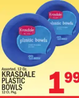 C Town KRASDALE PLASTIC BOWLS offer