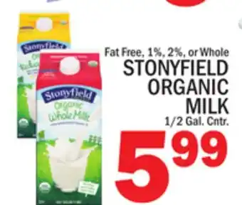 C Town STONYFIELD ORGANIC MILK offer