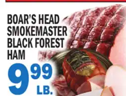 C Town BOAR'S HEAD SMOKEMASTER SMOKEMASTER BLACK FOREST BLACK FOREST HAM offer