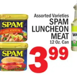 C Town SPAM LUNCHEON MEAT offer