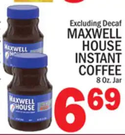 C Town MAXWELL HOUSE INSTANT COFFEE offer