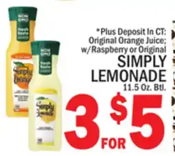 C Town SIMPLY LEMONADE offer
