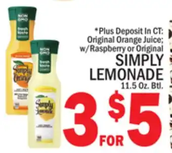 C Town SIMPLY LEMONADE offer