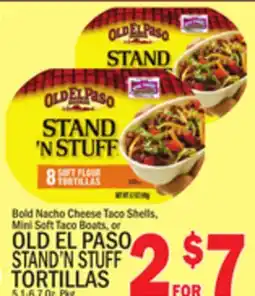 C Town OLD EL PASO STAND'N STUFF TORTILLAS offer
