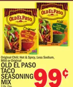 C Town OLD EL PASO TACO SEASONING MIX offer