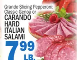 C Town CARANDO HARD ITALIAN SALAMI offer
