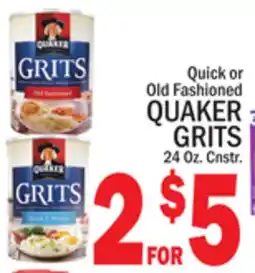 C Town QUAKER GRITS offer