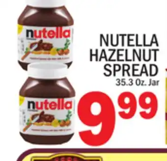 C Town NUTELLA HAZELNUT SPREAD offer