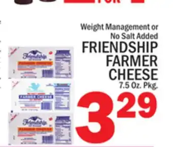 C Town FRIENDSHIP FARMER CHEESE offer