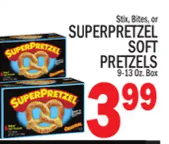 C Town SUPERPRETZEL SOFT PRETZELS offer