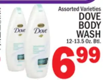 C Town DOVE BODY WASH offer