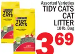 C Town TIDY CATS CAT LITTER offer