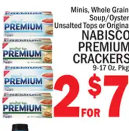 C Town NABISCO PREMIUM CRACKERS offer