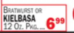 C Town Bratwurst or KIELBASA offer
