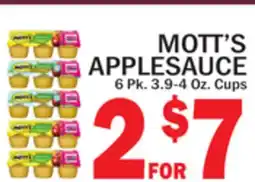 C Town MOTT'S APPLESAUCE offer