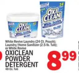 C Town OXICLEAN POWDER DETERGENT 48 Oz. Tub offer