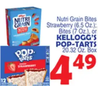 Bravo Supermarkets KELLOGG'S POP-TARTS 20.32 Oz. Box offer