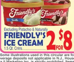 Bravo Supermarkets FRIENDLY'S ICE CREAM offer