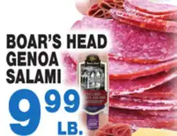 Bravo Supermarkets BOAR'S HEAD GENOA SALAMI offer