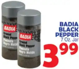Bravo Supermarkets BADIA BLACK PEPPER offer