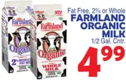 Bravo Supermarkets FARMLAND ORGANIC MILK offer