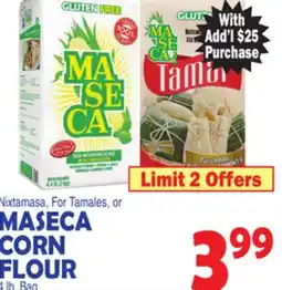 Bravo Supermarkets MASECA CORN FLOUR offer