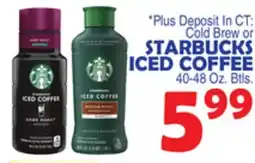 Bravo Supermarkets STARBUCKS ICED COFFEE offer