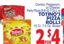 Bravo Supermarkets TOTINO'S PIZZA ROLLS offer