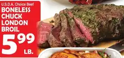 Bravo Supermarkets BONELESS CHUCK LONDON BROIL offer