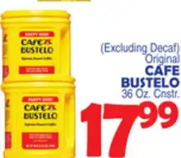 Bravo Supermarkets CAFE BUSTELO offer