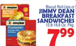 Bravo Supermarkets JIMMY DEAN BREAKFAST SANDWICHES offer