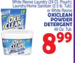 Bravo Supermarkets OXICLEAN POWDER DETERGENT offer