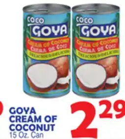 Bravo Supermarkets GOYA CREAM OF COCONUT offer