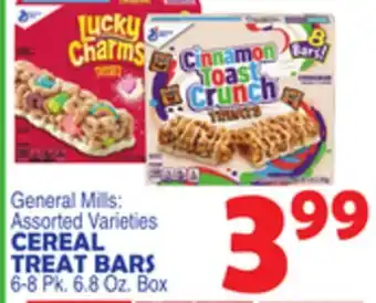 Bravo Supermarkets GENERAL MILLS CEREAL TREAT BARS offer