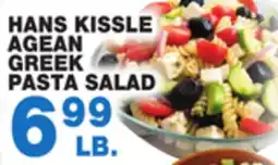Bravo Supermarkets HANS KISSLE AGEAN GREEK PASTA SALAD offer