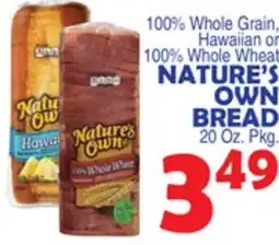 Bravo Supermarkets NATURE'S OWN BREAD offer
