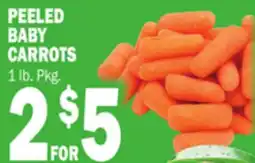 Bravo Supermarkets PEELED BABY CARROTS offer