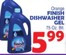 Bravo Supermarkets FINISH DISHWASHER GEL offer