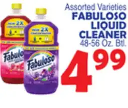 Bravo Supermarkets FABULOSO LIQUID CLEANER offer