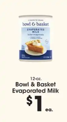 Price Rite Bowl & Basket Evaporated Milk offer