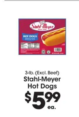 Price Rite Stahl-Meyer Hot Dogs offer