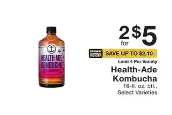 Fairway Store Market Health-Ade Kombucha offer