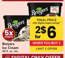 ACME Breyers Ice Cream offer