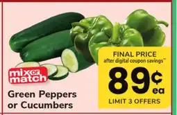 ACME Green Peppers or Cucumbers offer