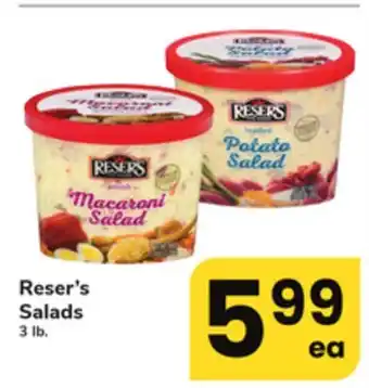 ACME Reser's Salads offer